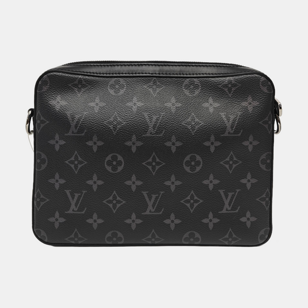 TRIO Monogram Coated Canvas Gray