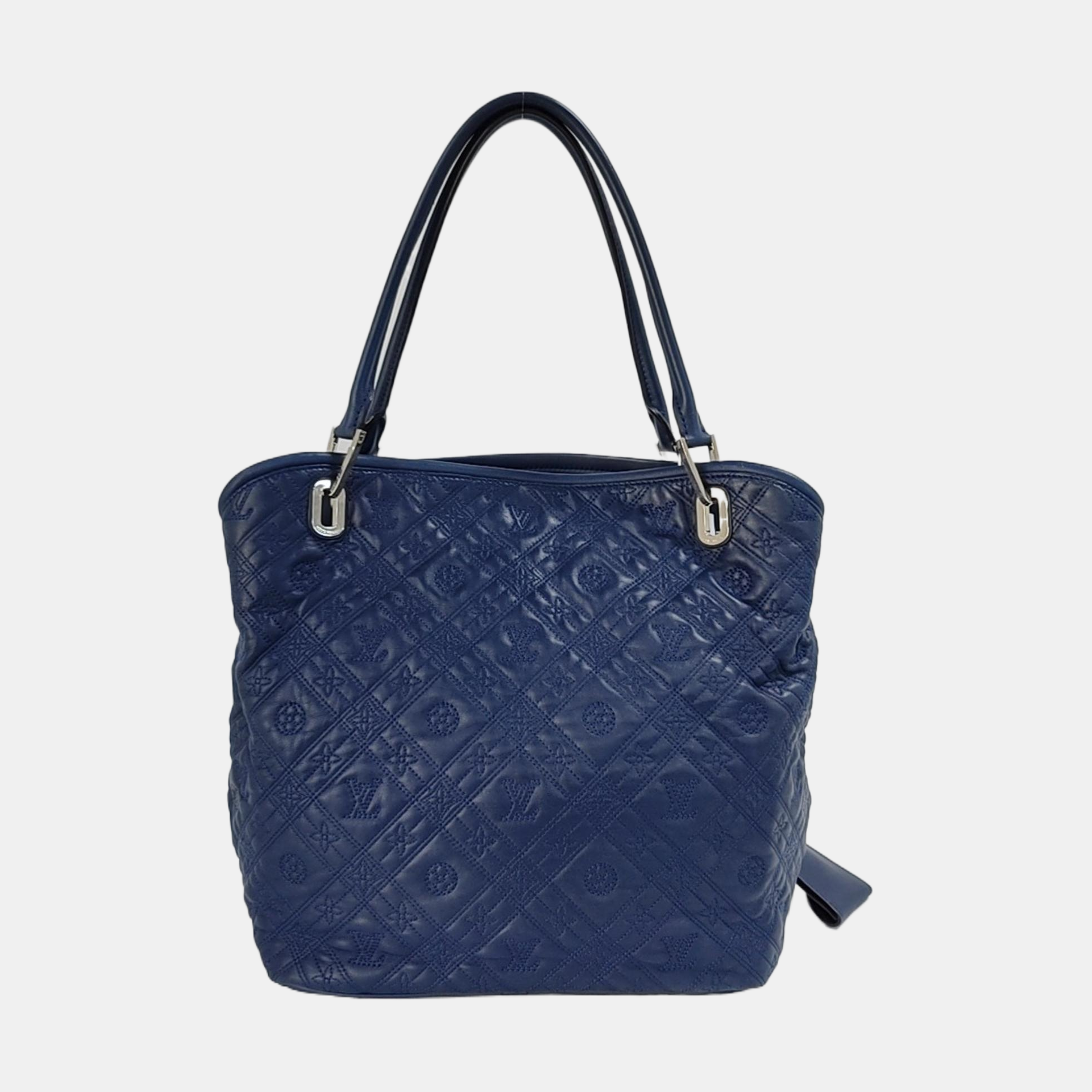 LILIA PM Monogram Calfskin Blue