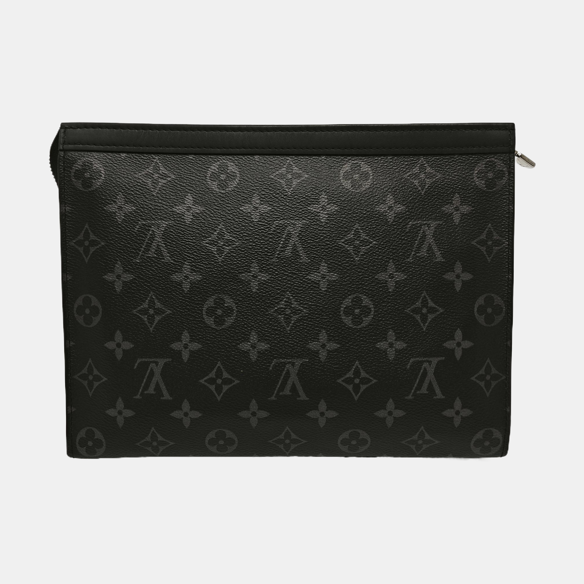 Pochette Voyag MM Monogram Coated Canvas Black