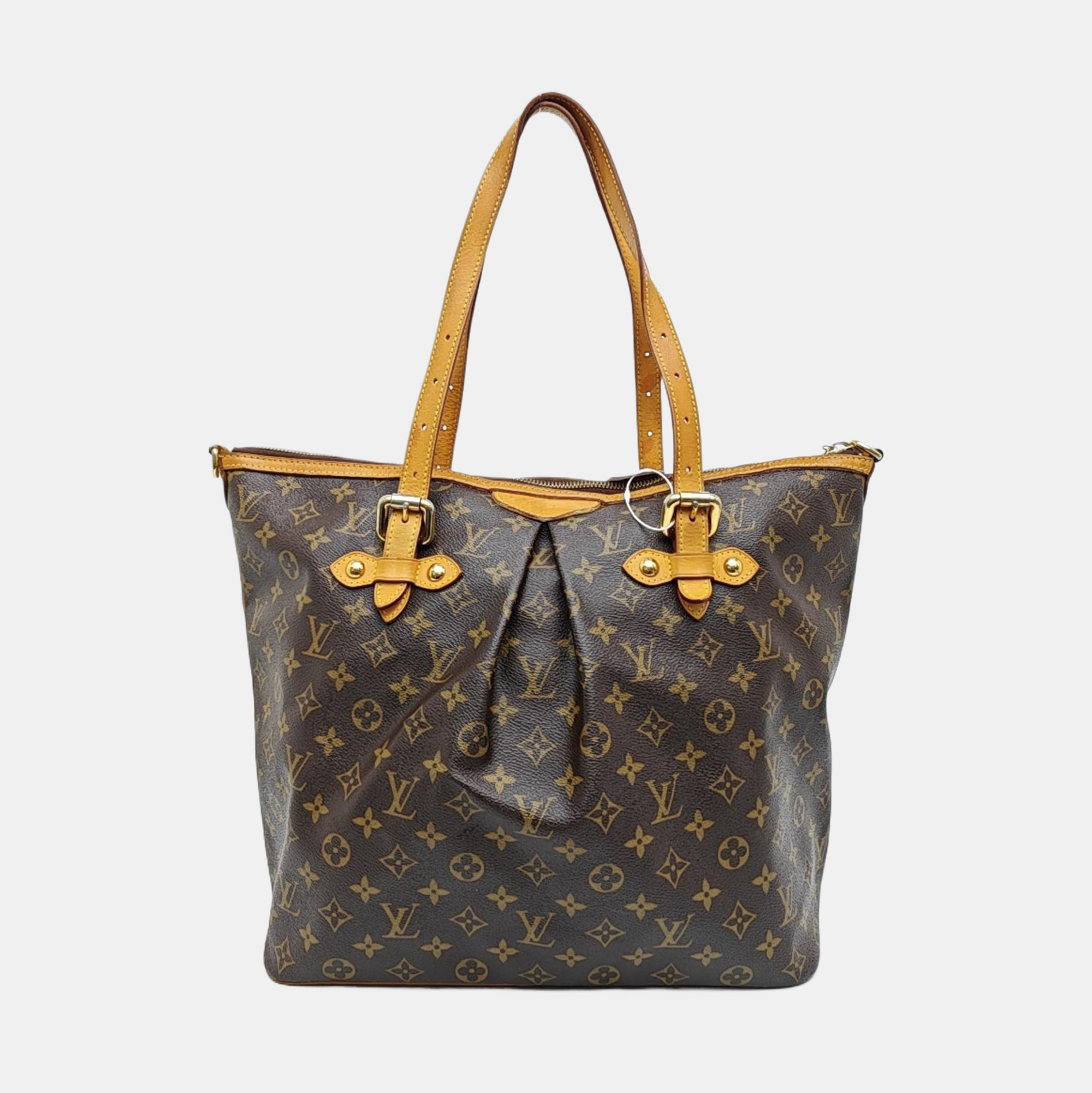 PALERMO GM Monogram Coated Canvas Brown