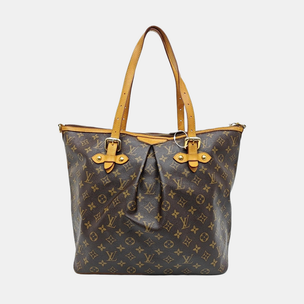 PALERMO GM Monogram Coated Canvas Brown