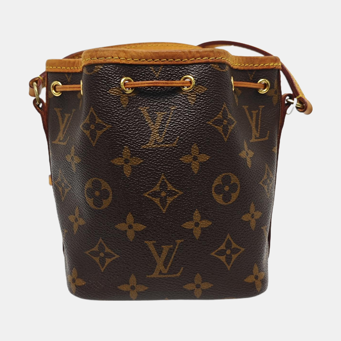 NÉONOÉ Nano Monogram Coated Canvas Brown