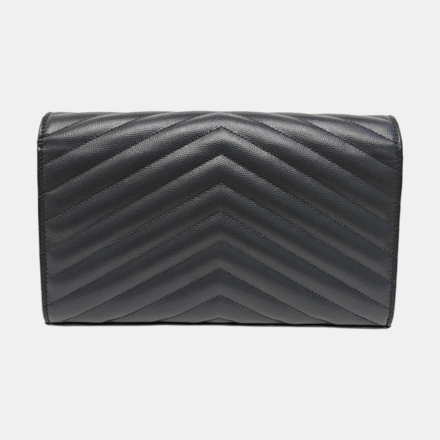 MONOGRAM Medium Chevron Calfskin Gray