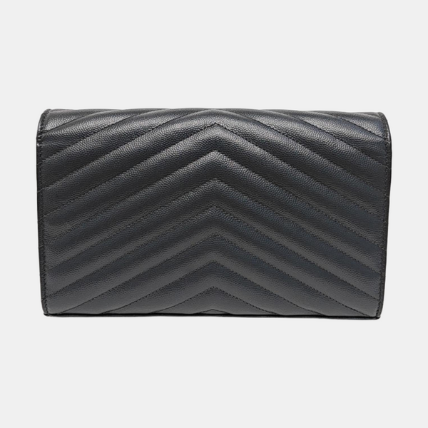 MONOGRAM Medium Chevron Calfskin Gray