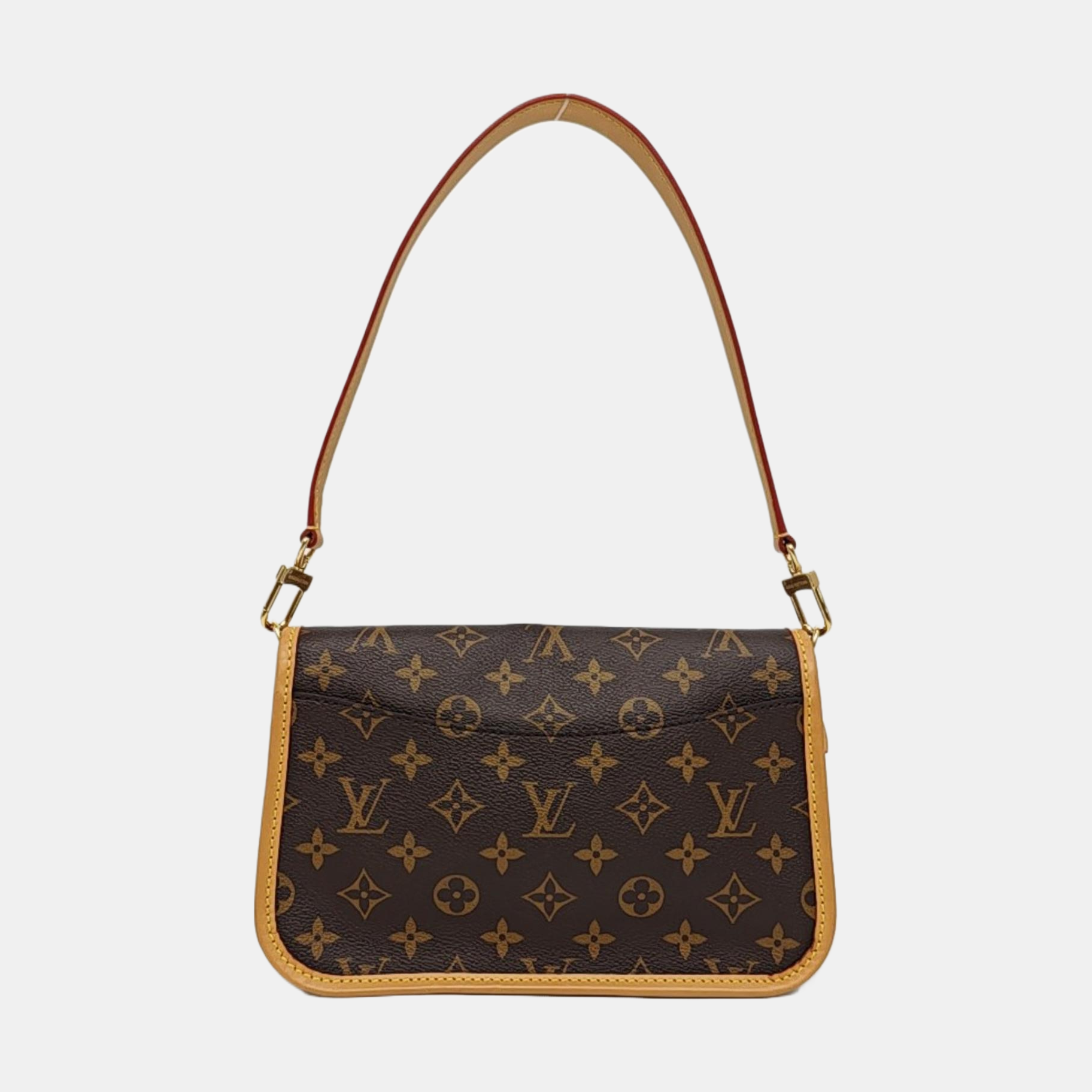 DIANE Monogram Coated Canvas Brown