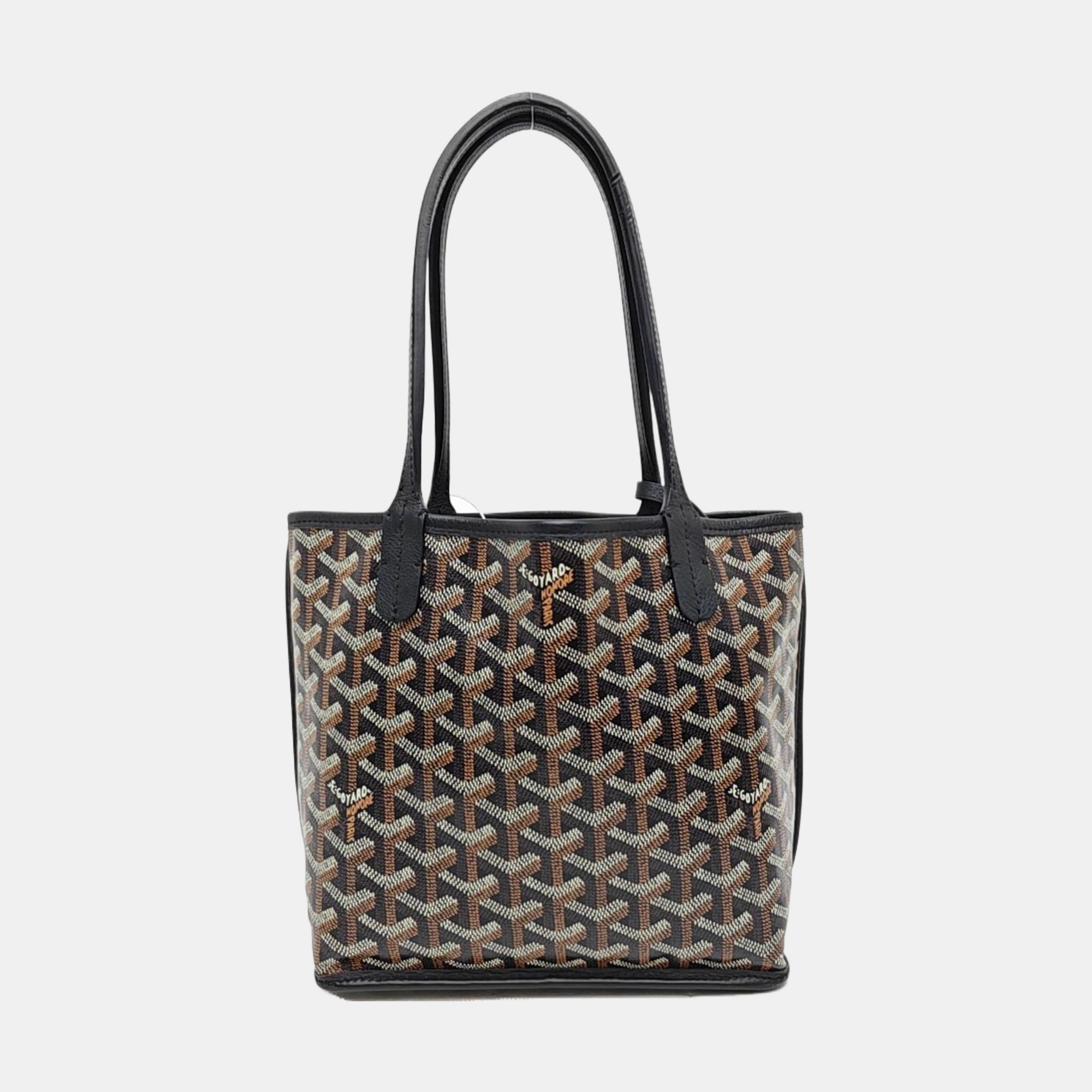 Anjou Mini Coated Canvas Black