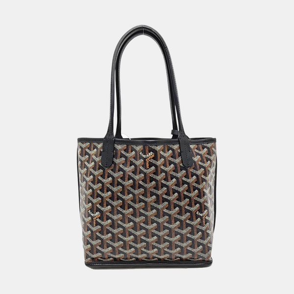 Anjou Mini Coated Canvas Black