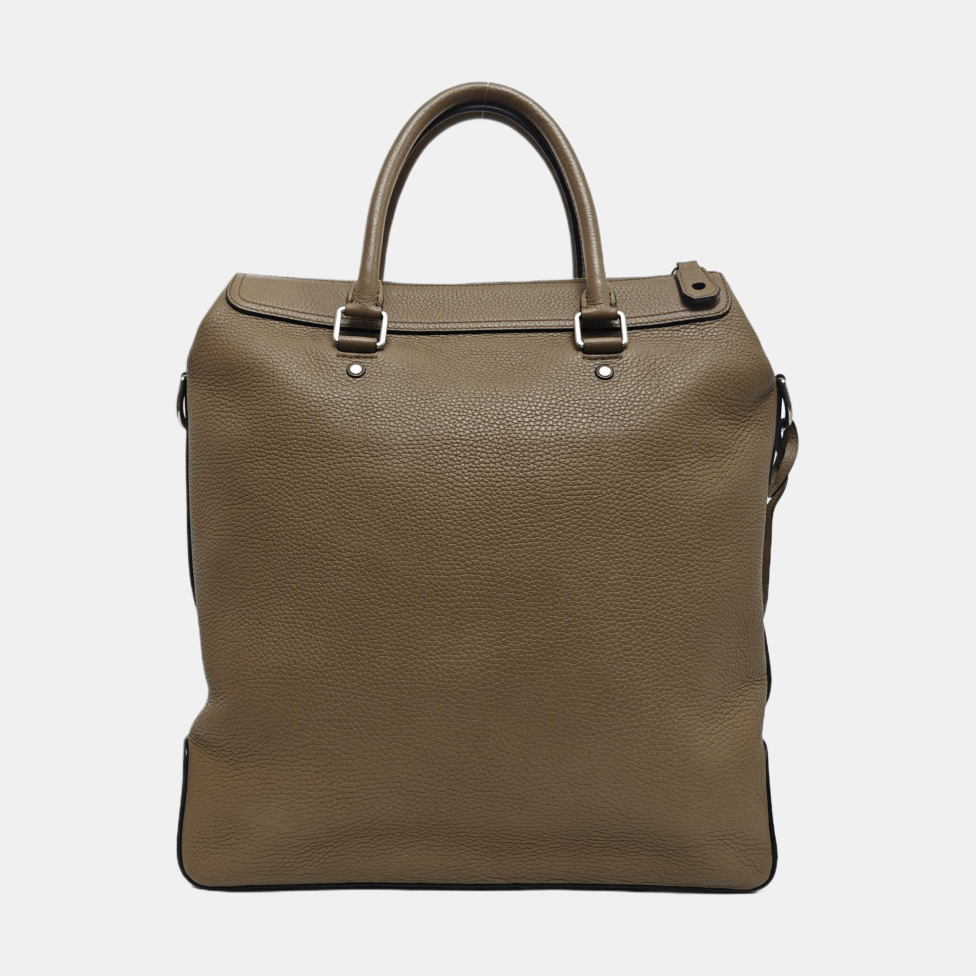 Calfskin Shoulder Bag Brown