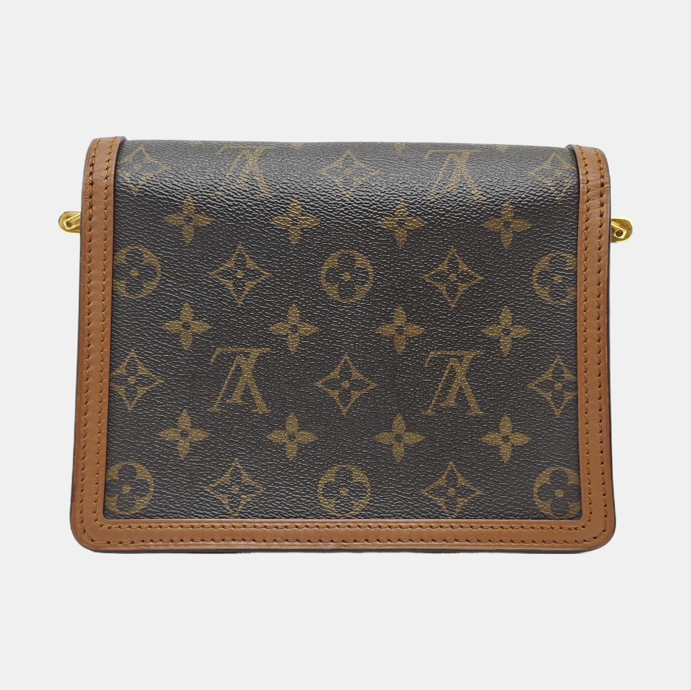 DAUPHINE Mini Monogram Coated Canvas Brown