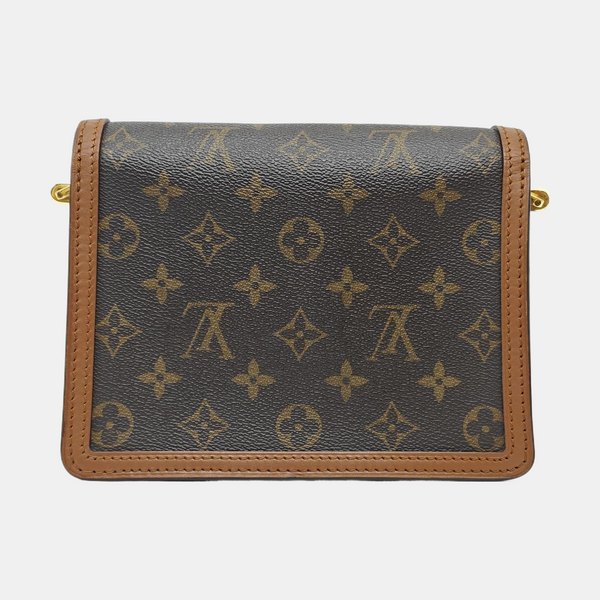 DAUPHINE Mini Monogram Coated Canvas Brown