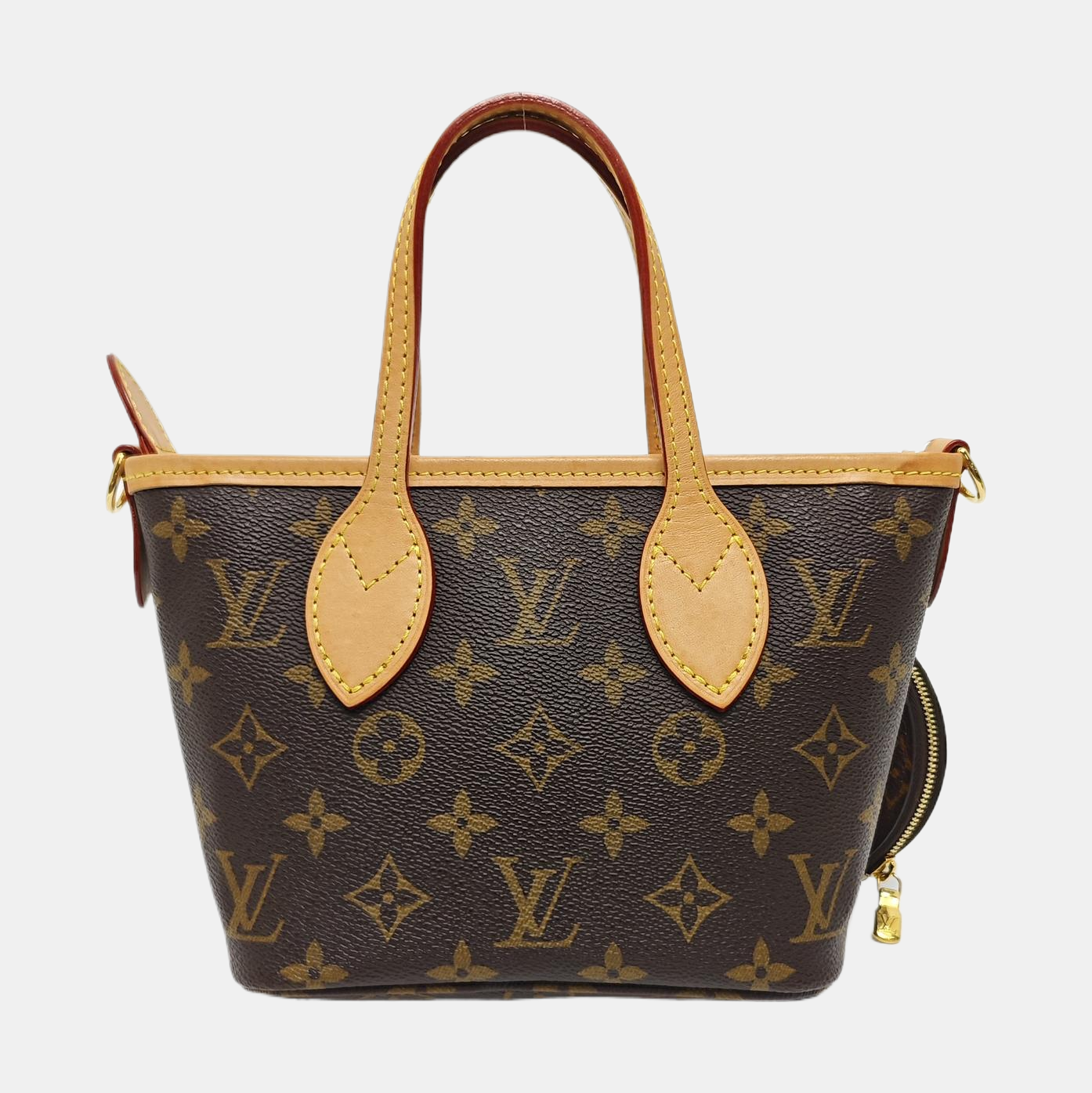 NEVERFULL BB Monogram Coated Canvas Brown