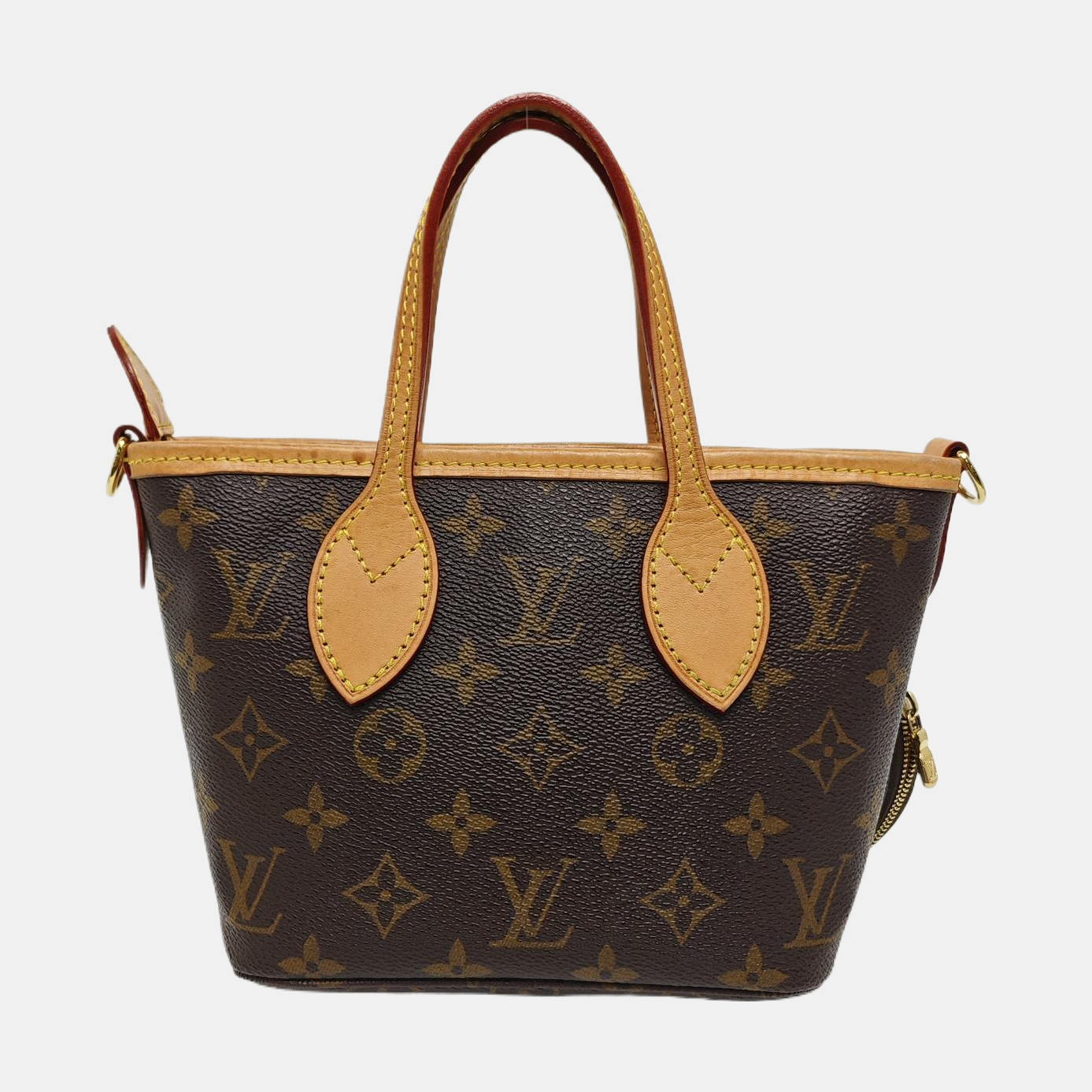 NEVERFULL BB Monogram Coated Canvas Brown