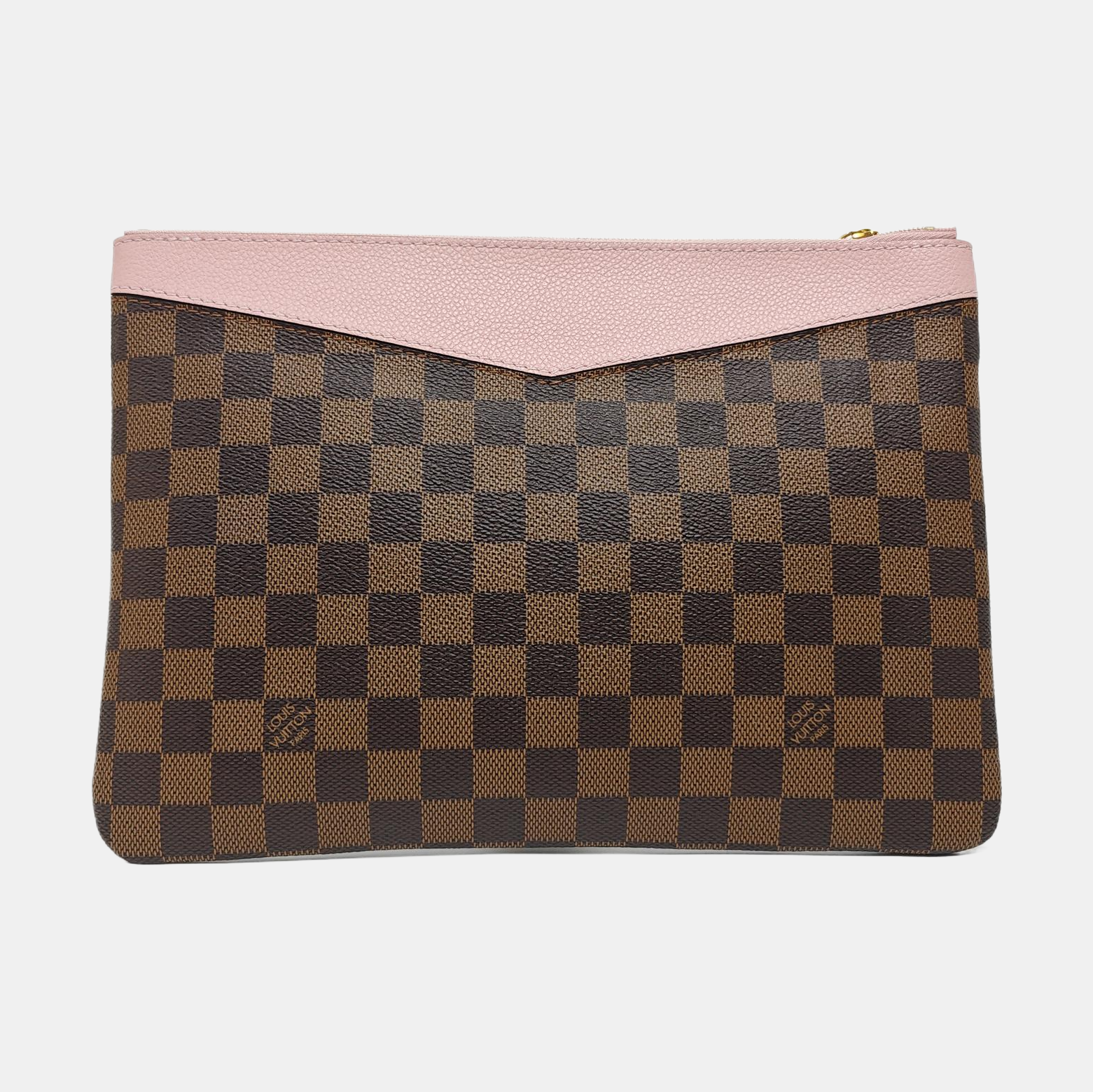 DAILY Damier Ebene Coated Canvas Brown