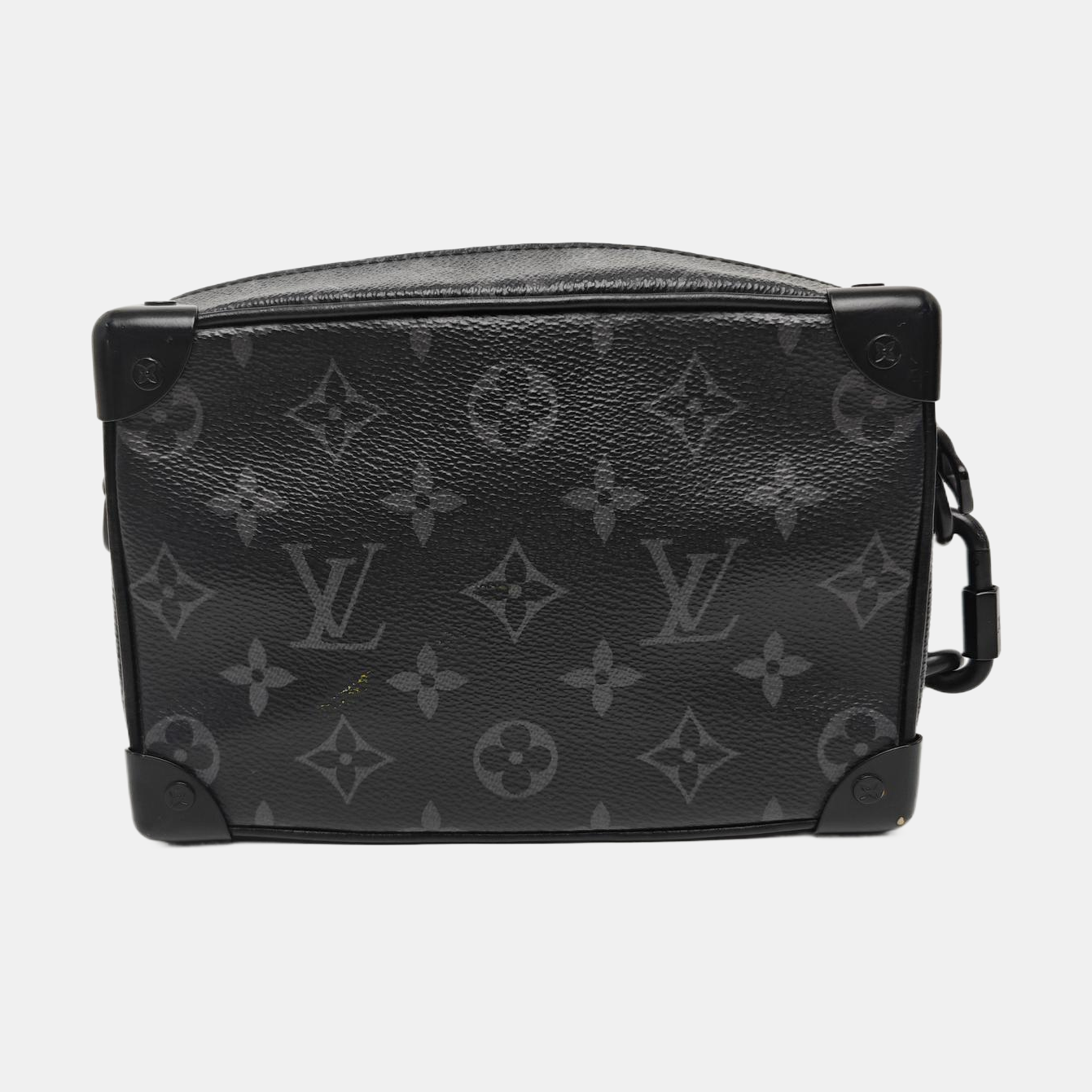 SOFT TRUNK Mini Monogram Coated Canvas Black