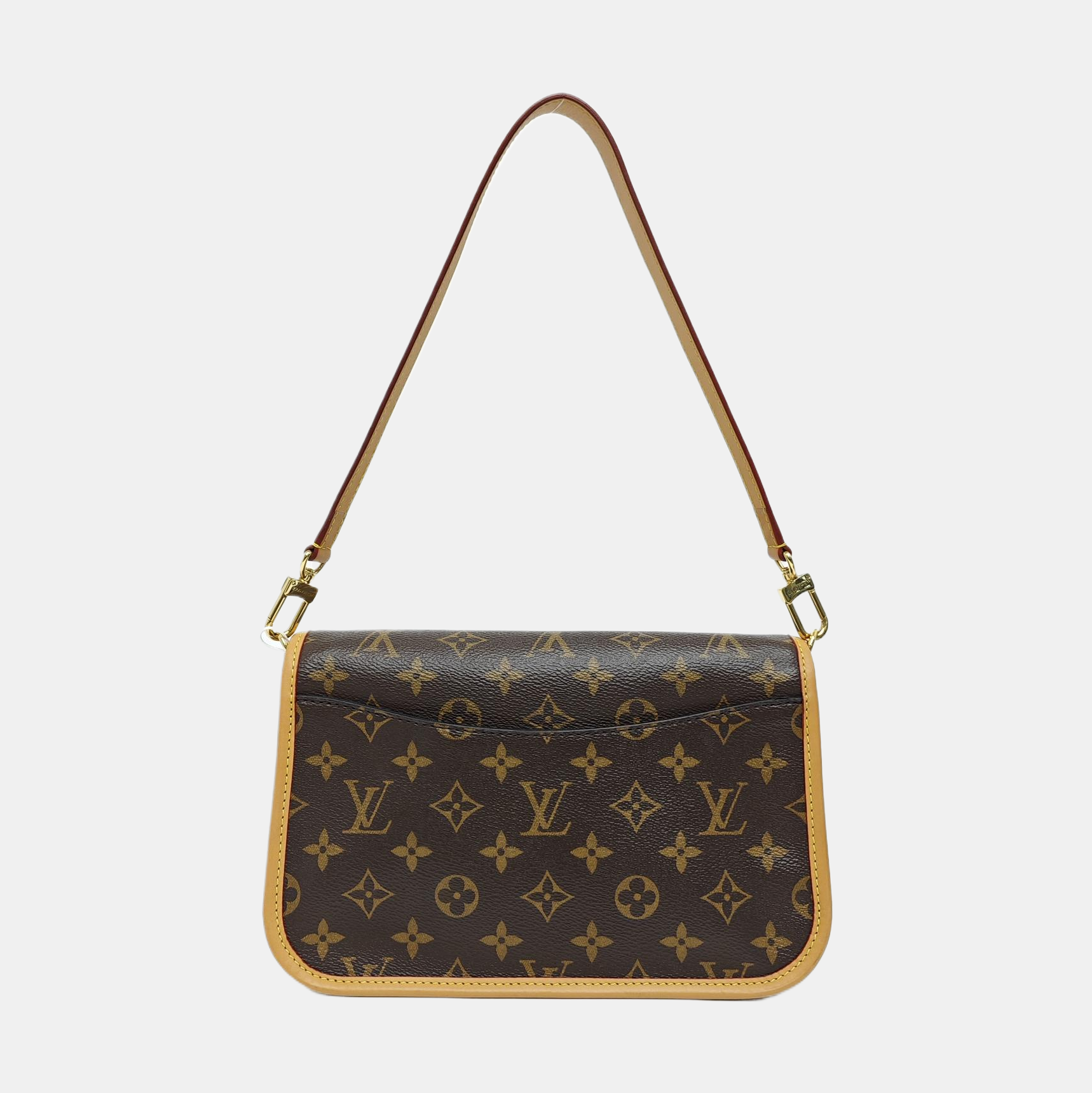 DIANE Monogram Coated Canvas Brown