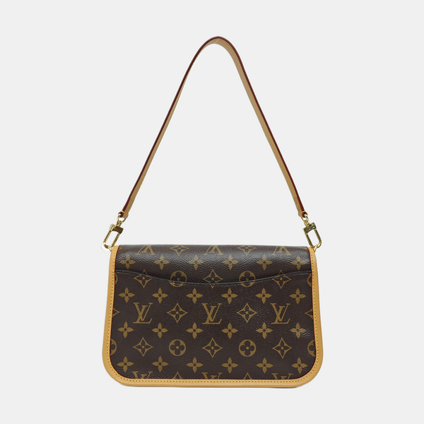 DIANE Monogram Coated Canvas Brown