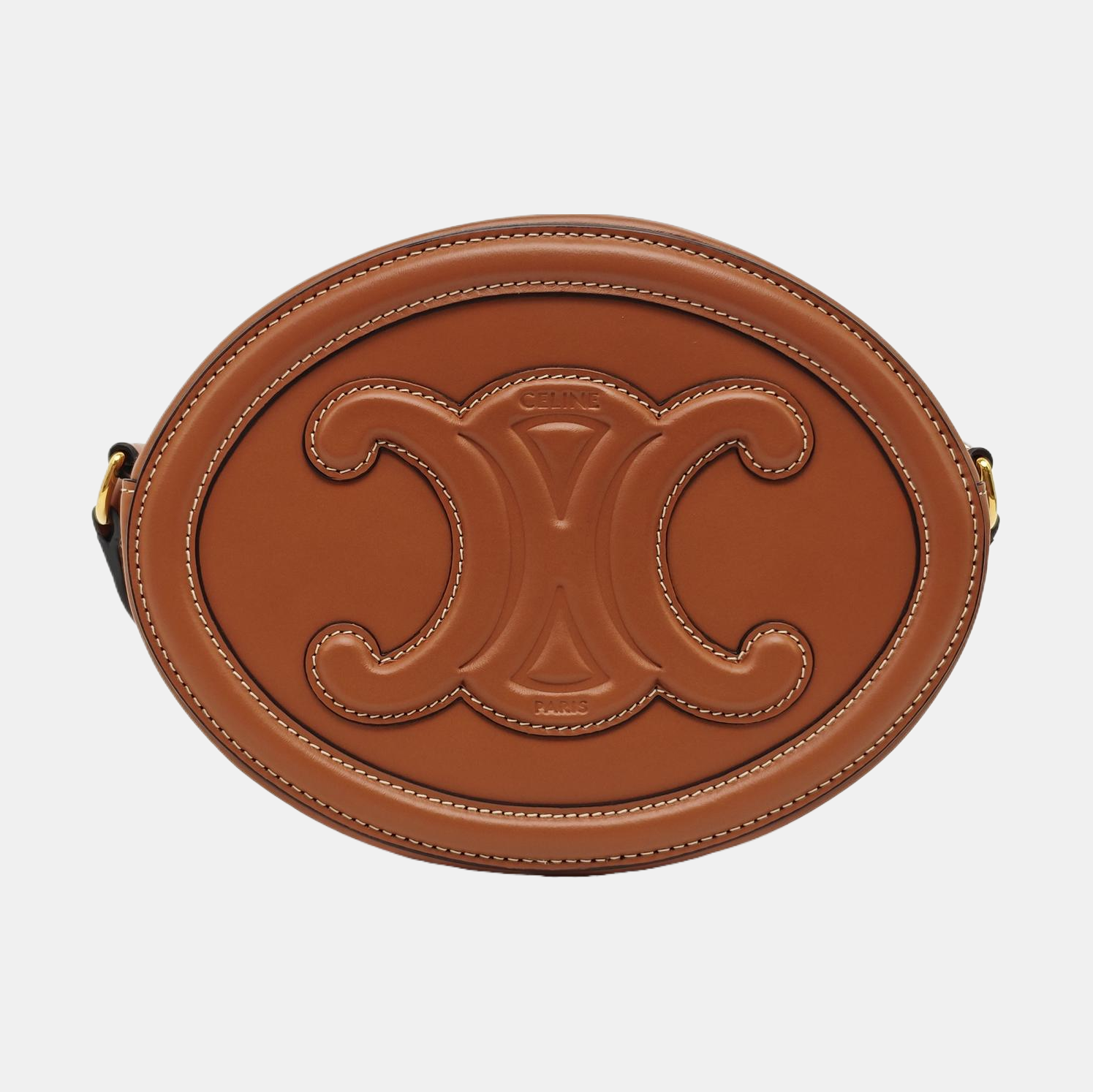 TRIOMPHE Small Calfskin Brown