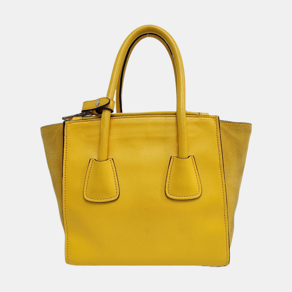 Calfskin Tote Bag Yellow