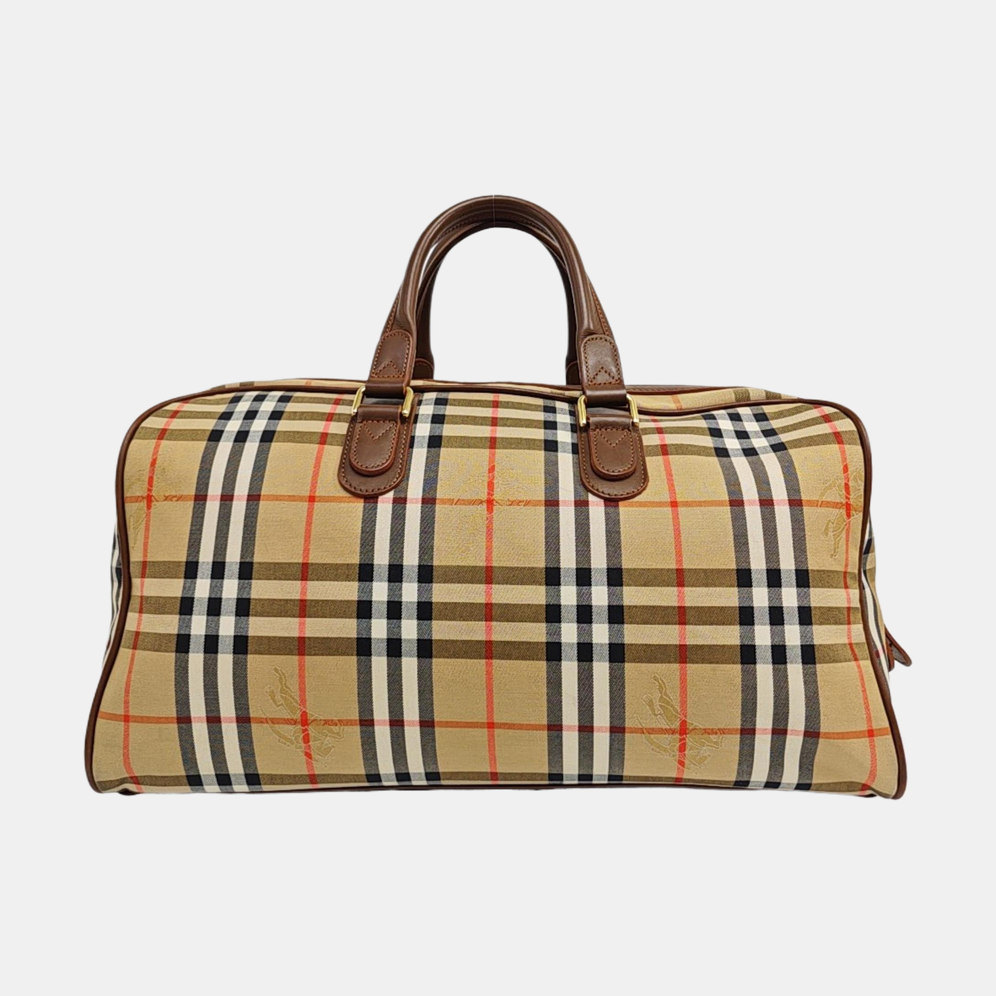 Canvas Top Handle Bag Brown