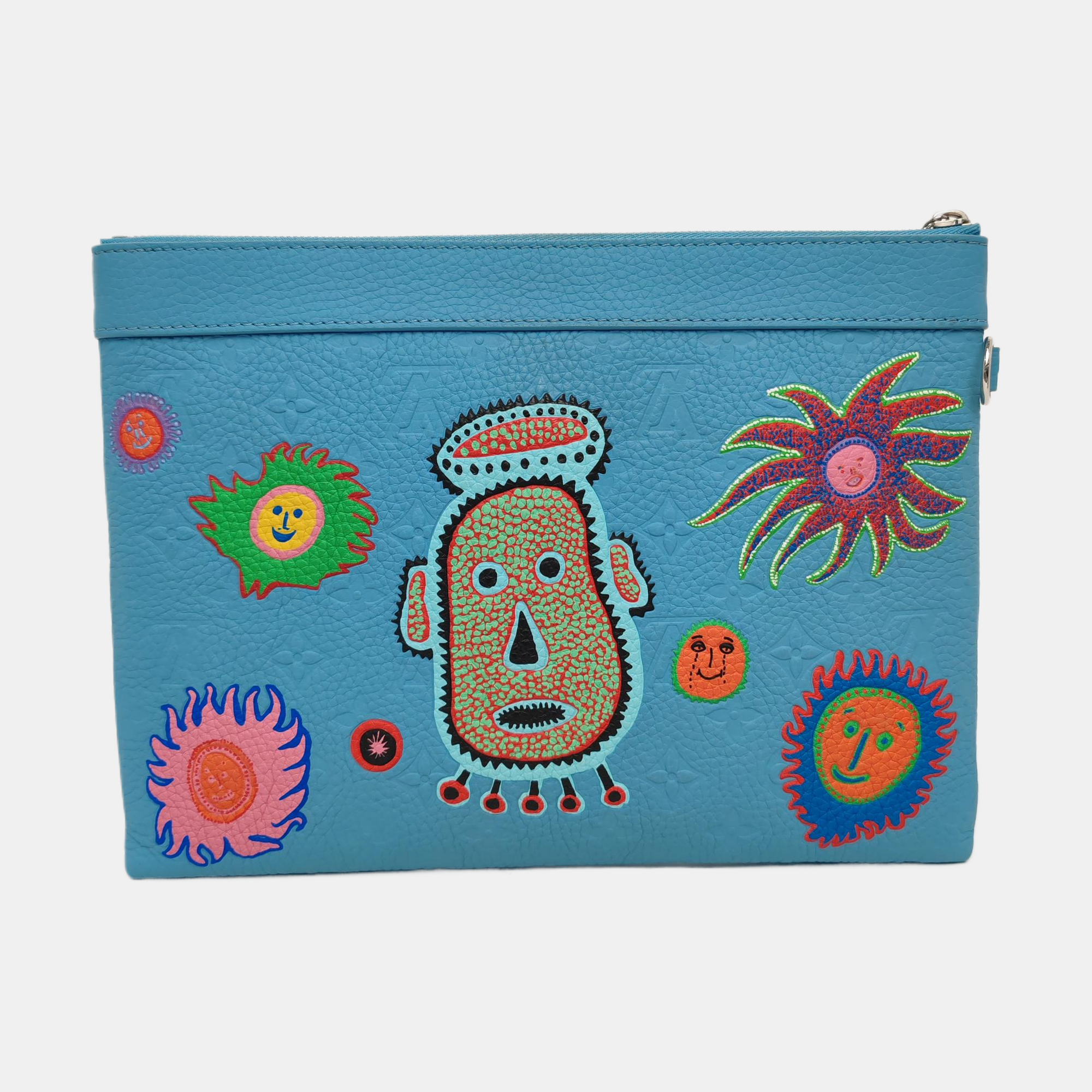 Monogram Calfskin Blue