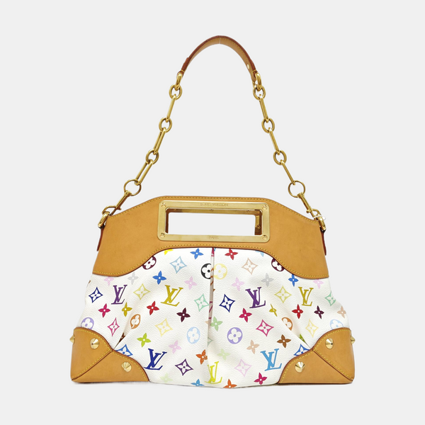 LV × TM JUDY MM Monogram Coated Canvas White
