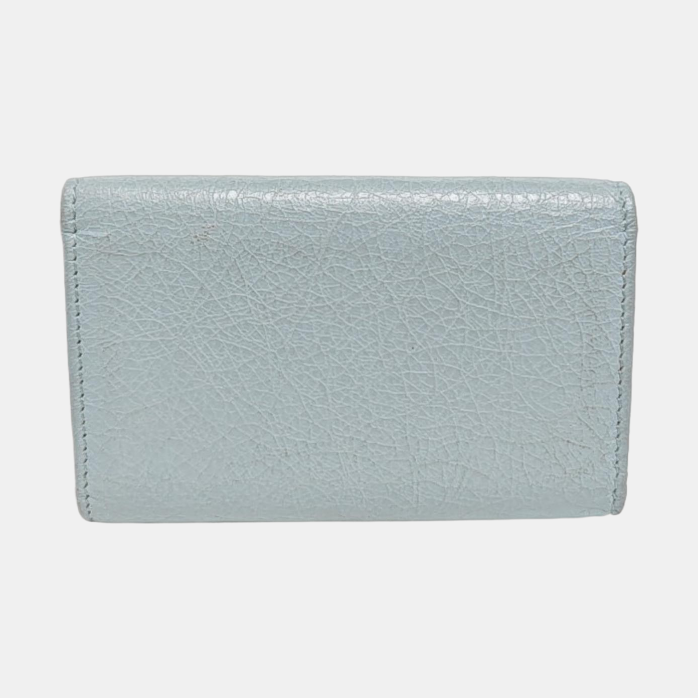 Classic City Lambskin Blue Key Pouch