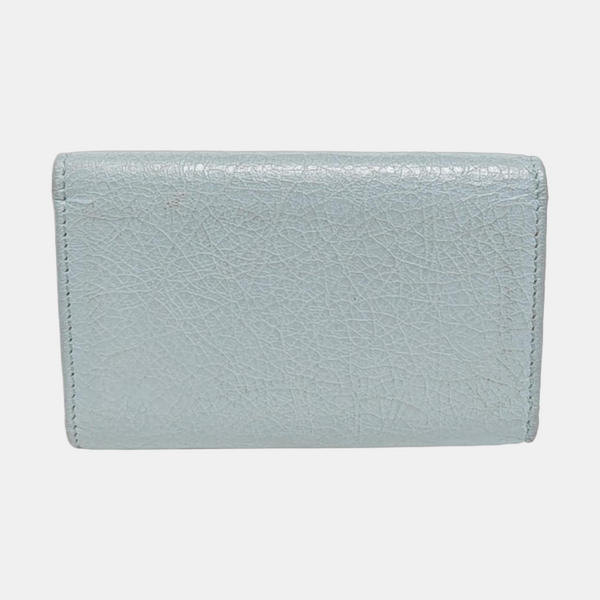 Classic City Lambskin Blue Key Pouch