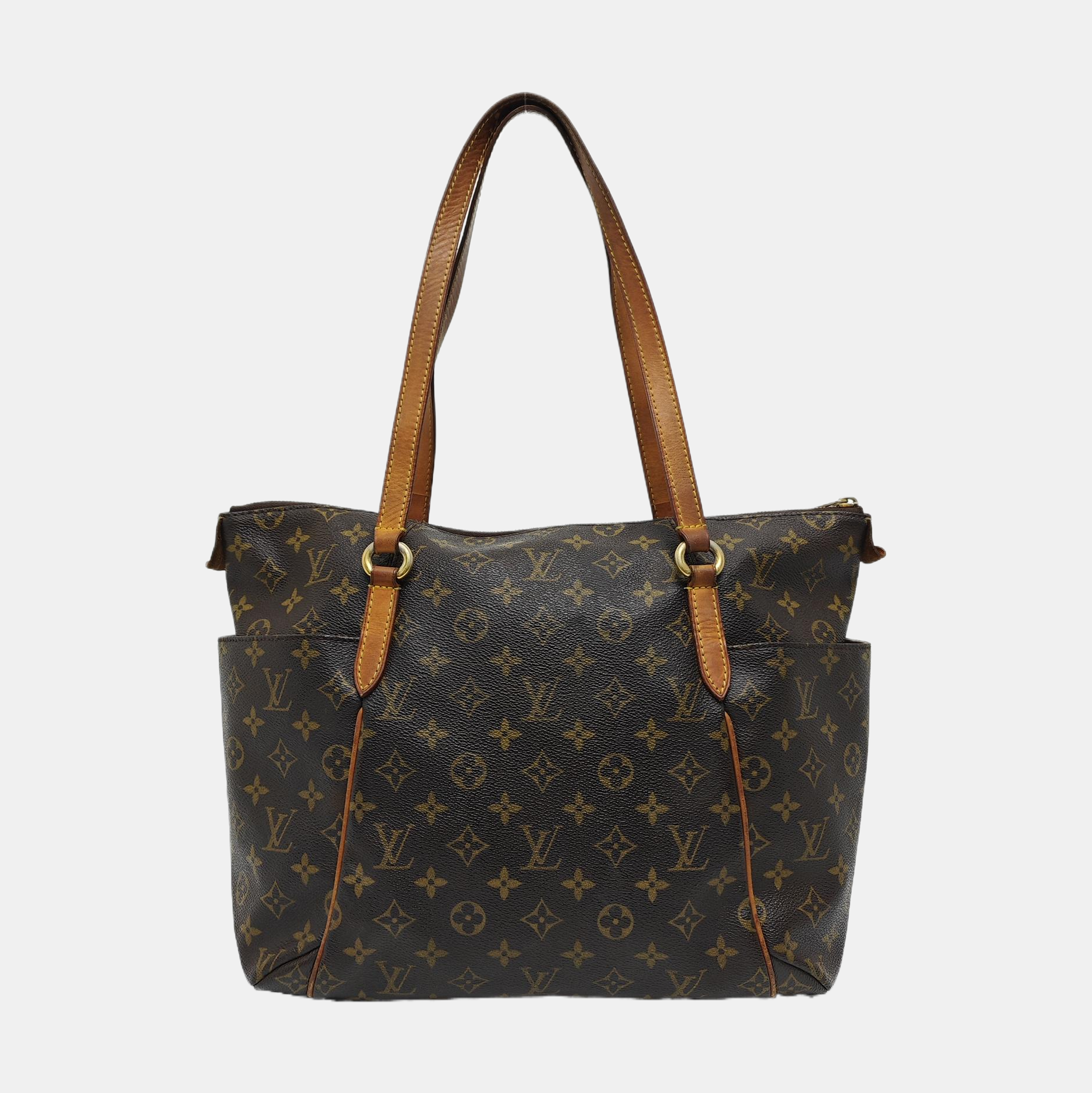 TOTALLY MM Monogram Coated Canvas Brown