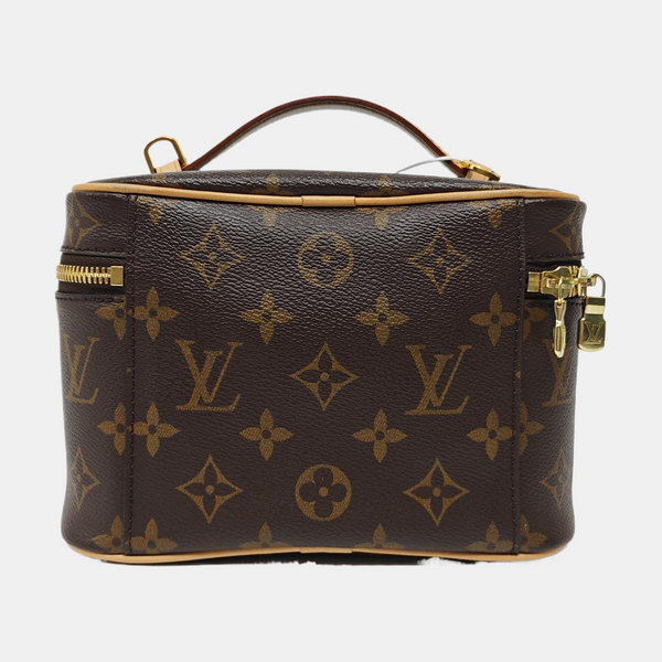 NICE Mini Monogram Coated Canvas Brown