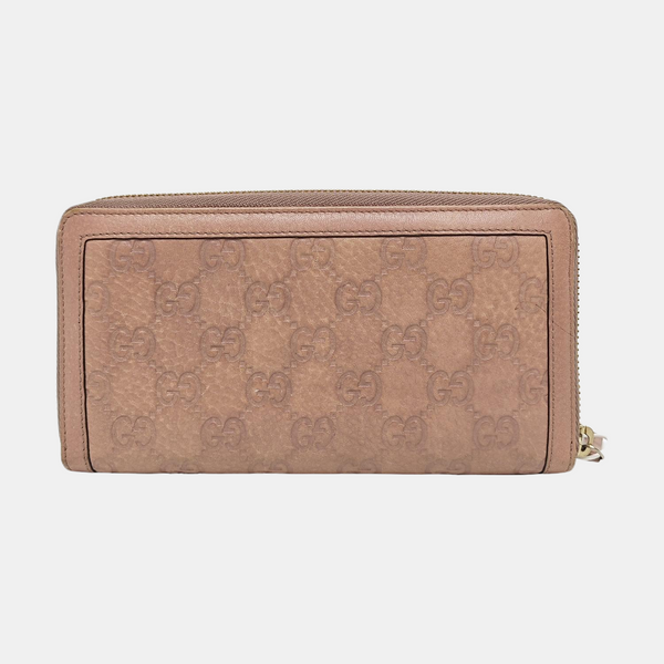 Monogram Calfskin Wallet Pink