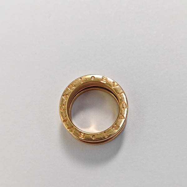 B.ZERO1 18k Rose Gold Ring EU 47