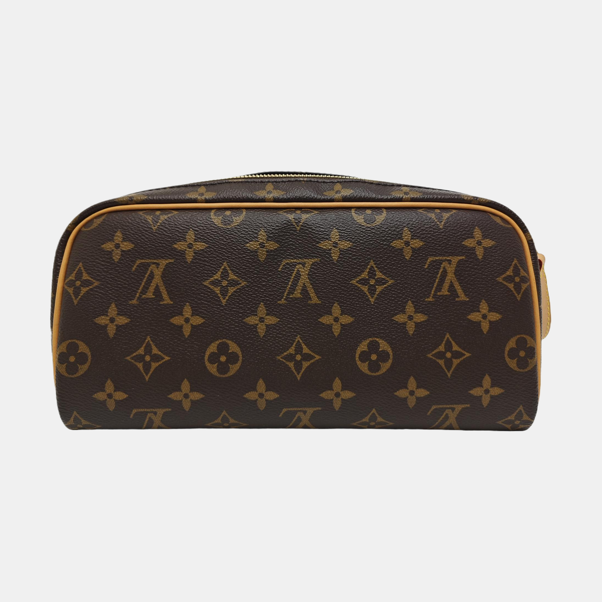 DOPP Monogram Coated Canvas Brown