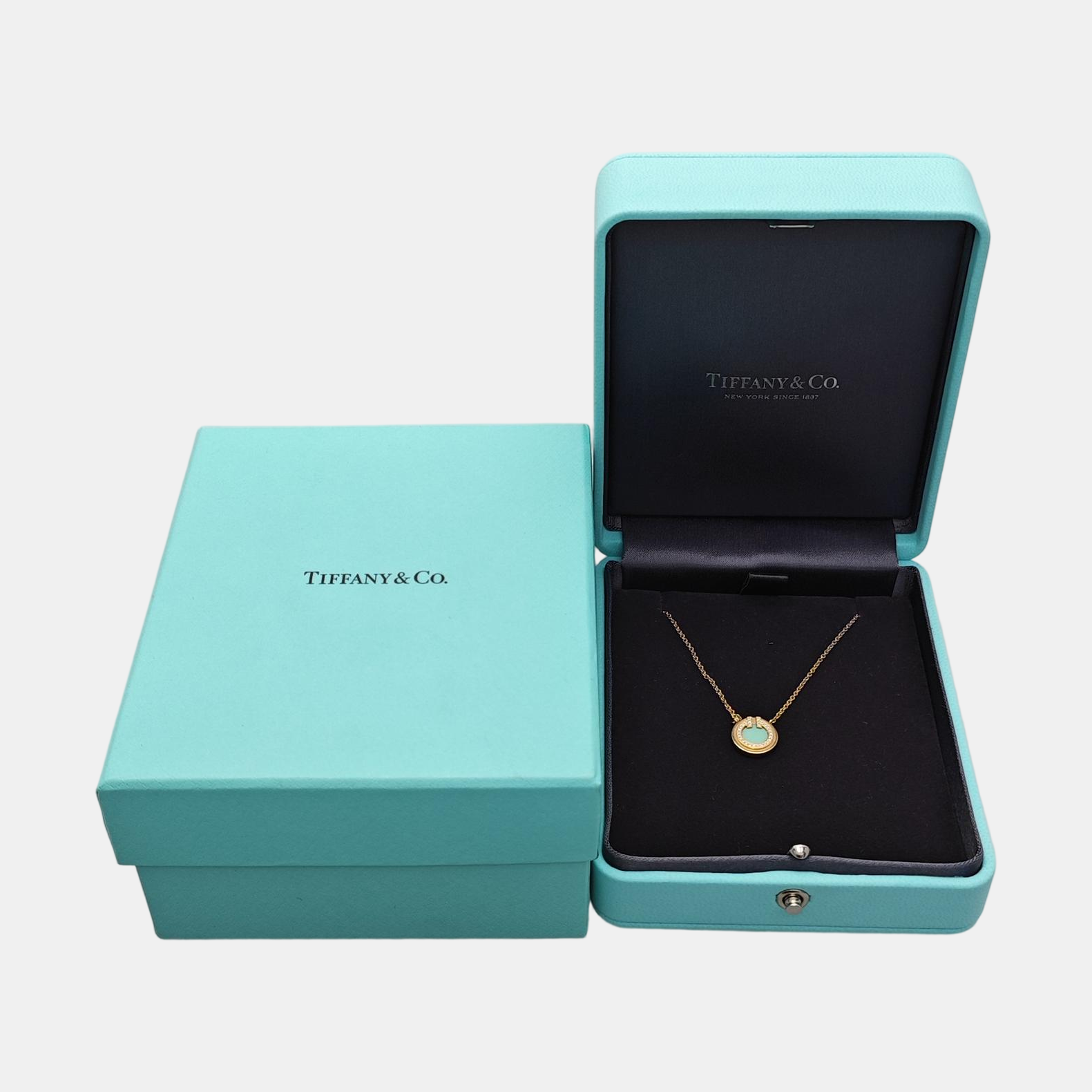 Tiffany T 18k Rose Gold Necklace