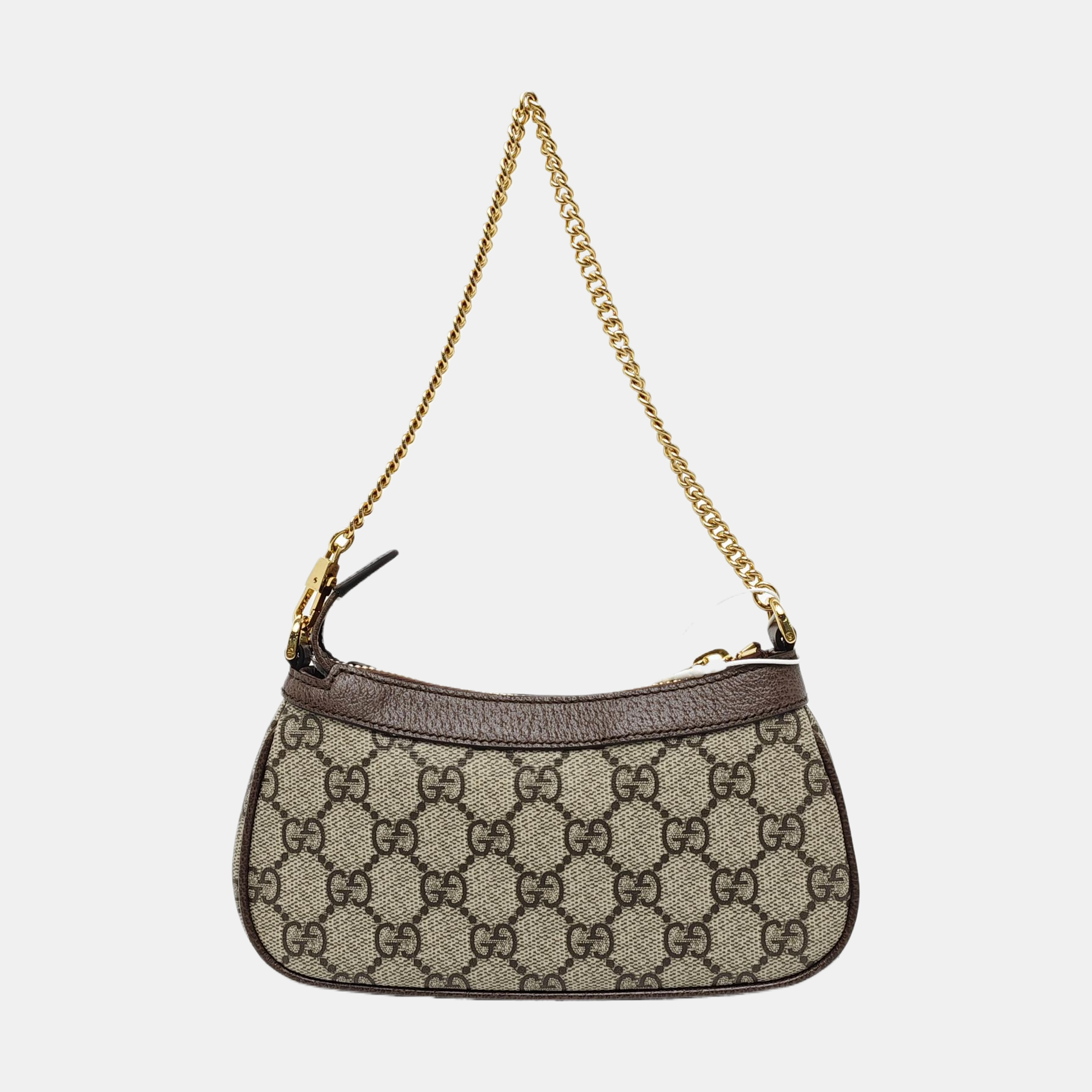 Ophidia Mini Monogram Coated Canvas Beige