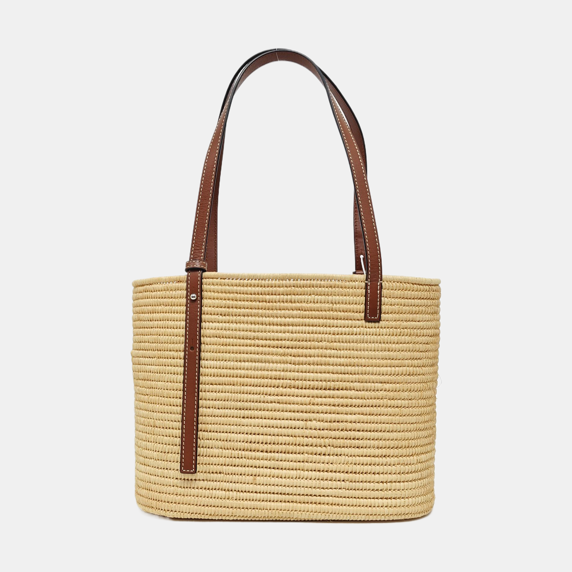 Basket Small Straw Beige