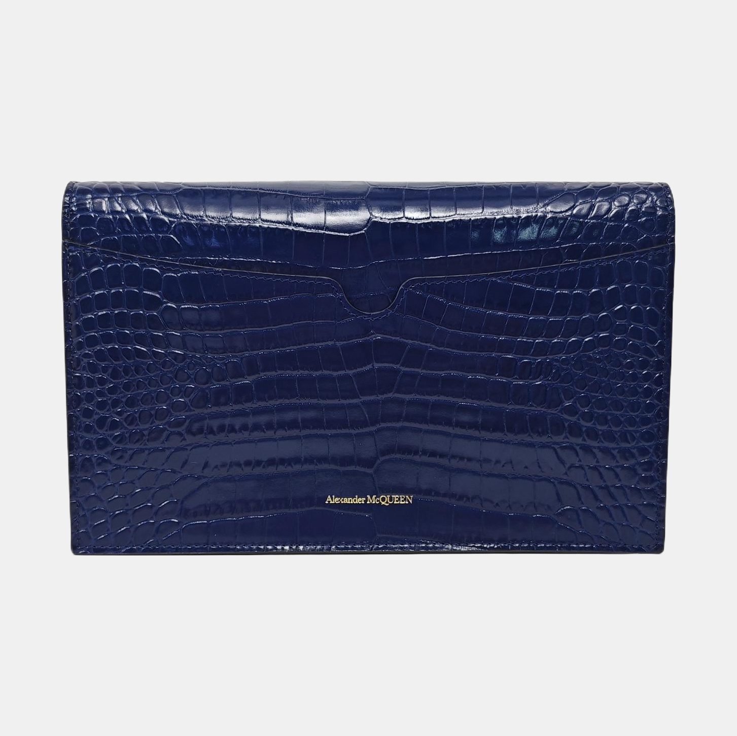 Calfskin Shoulder Bag Blue