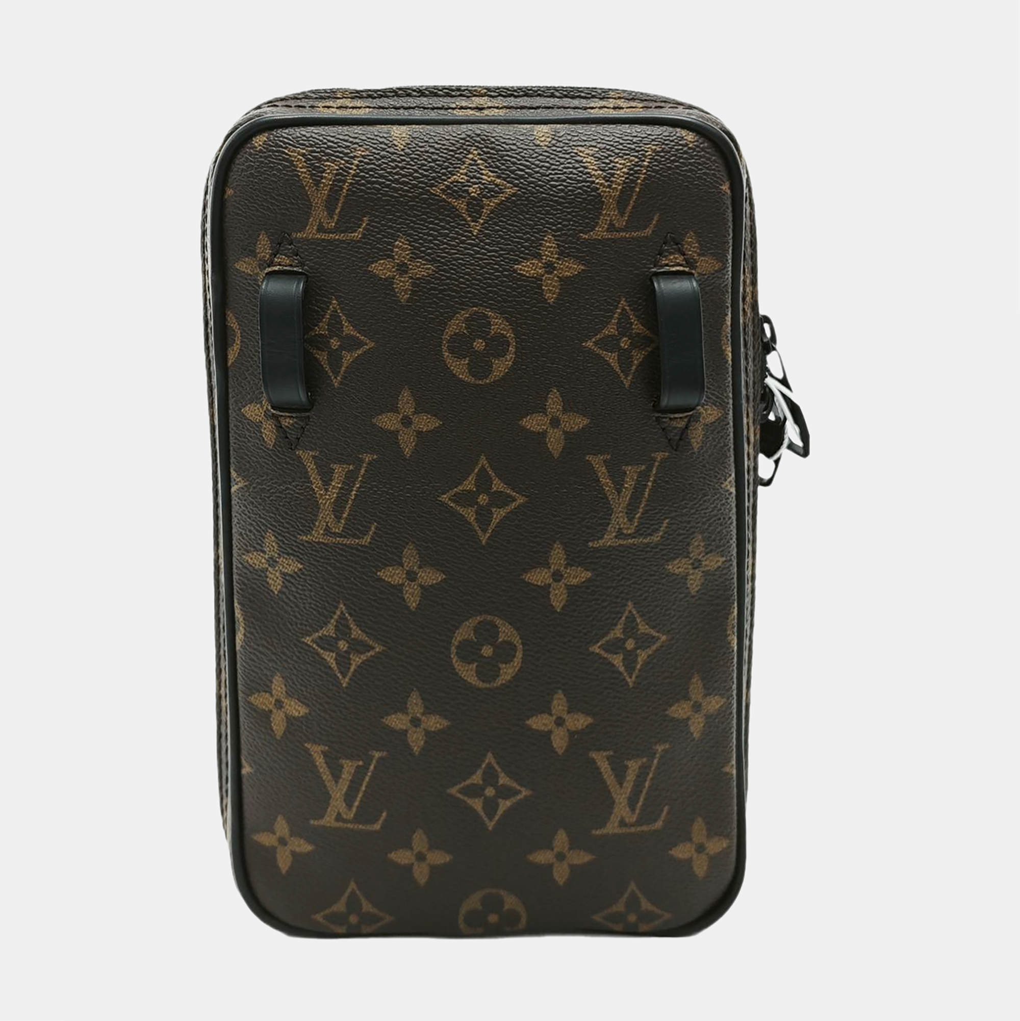 UTILITY SIDE Monogram Coated Canvas Brown