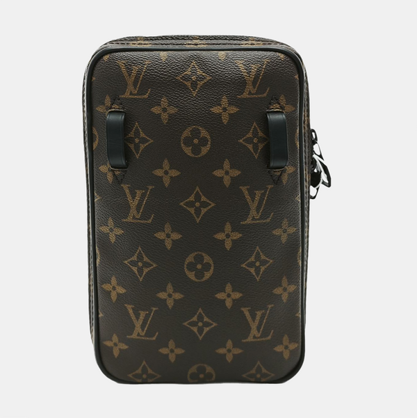 UTILITY SIDE Monogram Coated Canvas Brown