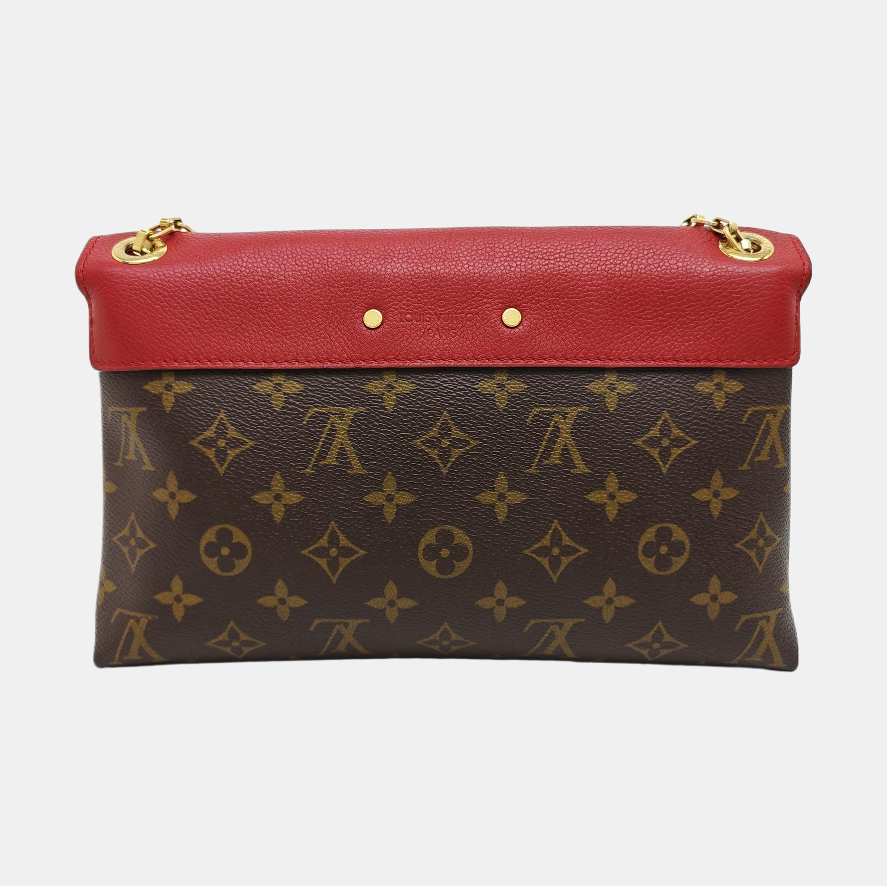 PALLAS BB Monogram Coated Canvas Brown