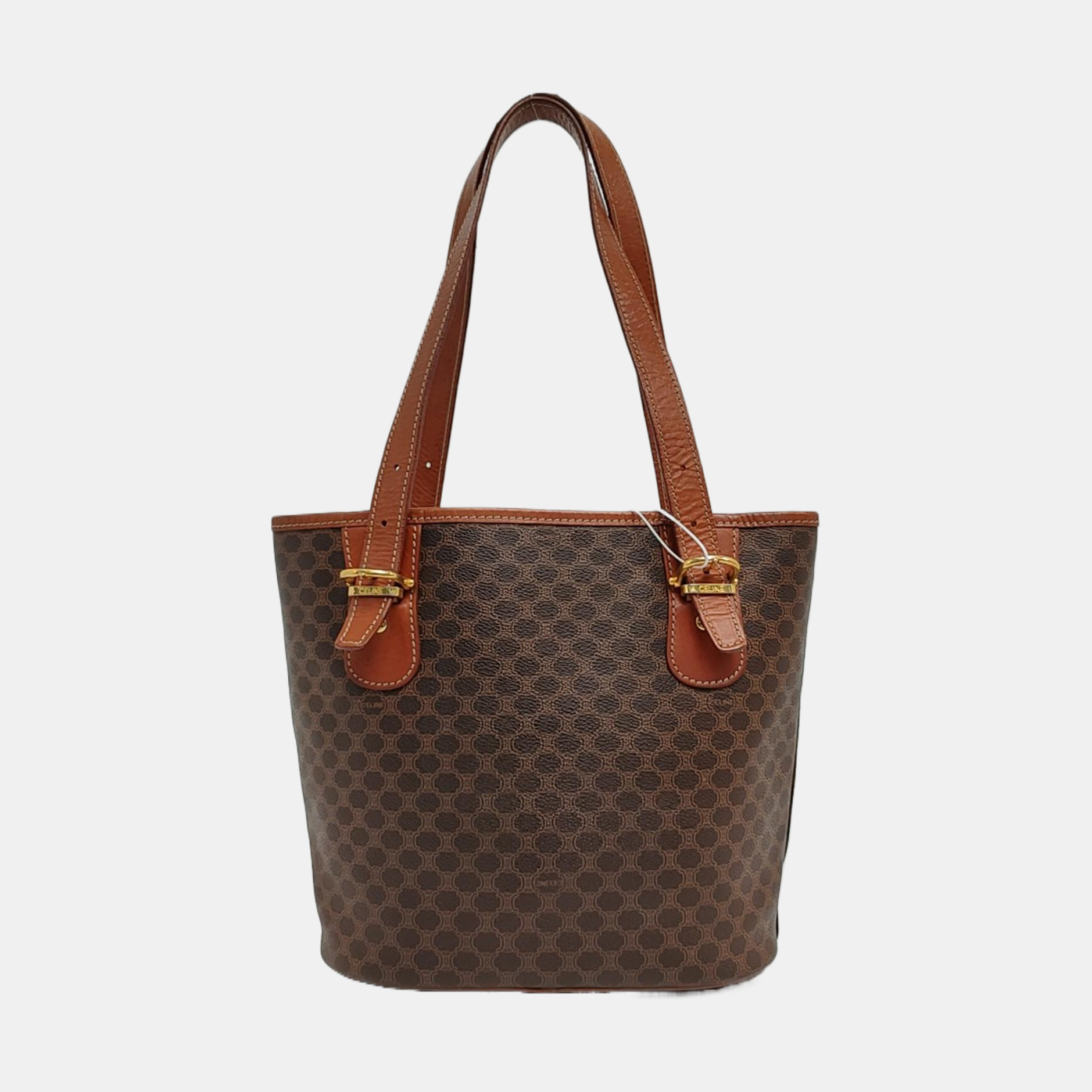 MACADAM TOTE Coated Canvas Brown