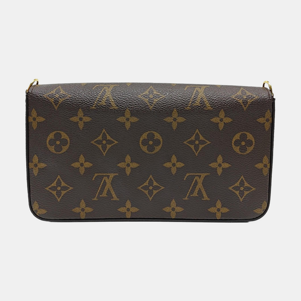 FÉLICIE Monogram Coated Canvas Brown