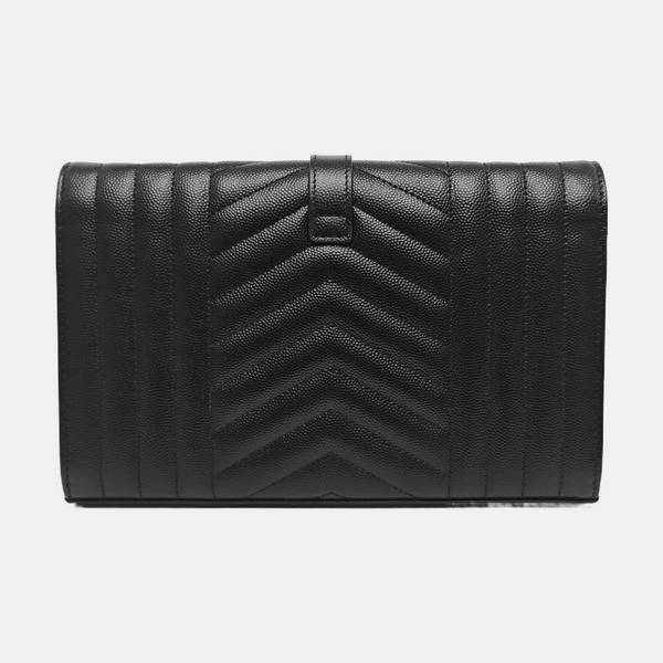 MONOGRAM Medium Chevron Calfskin Black