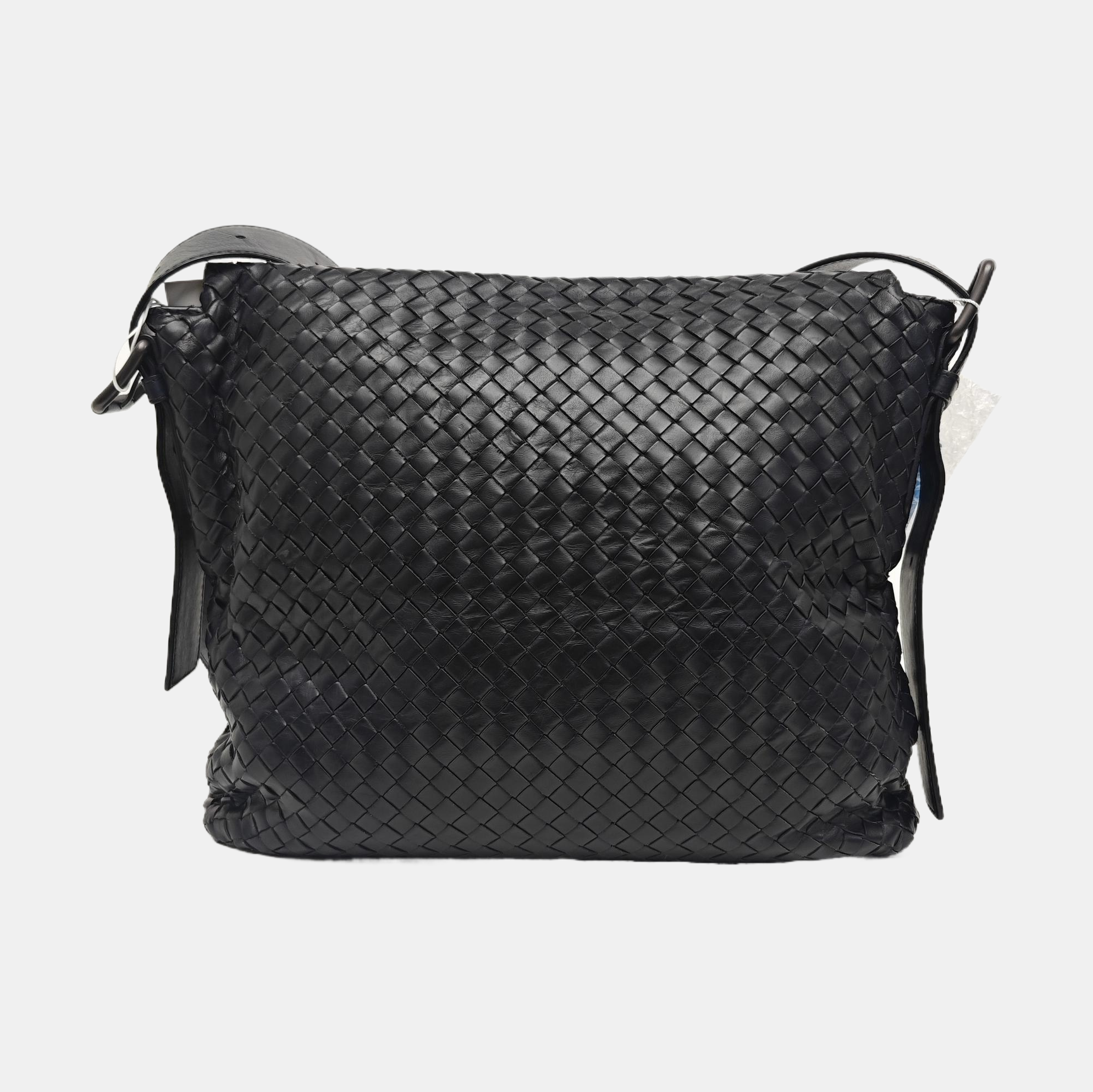 Lambskin Shoulder Bag Black