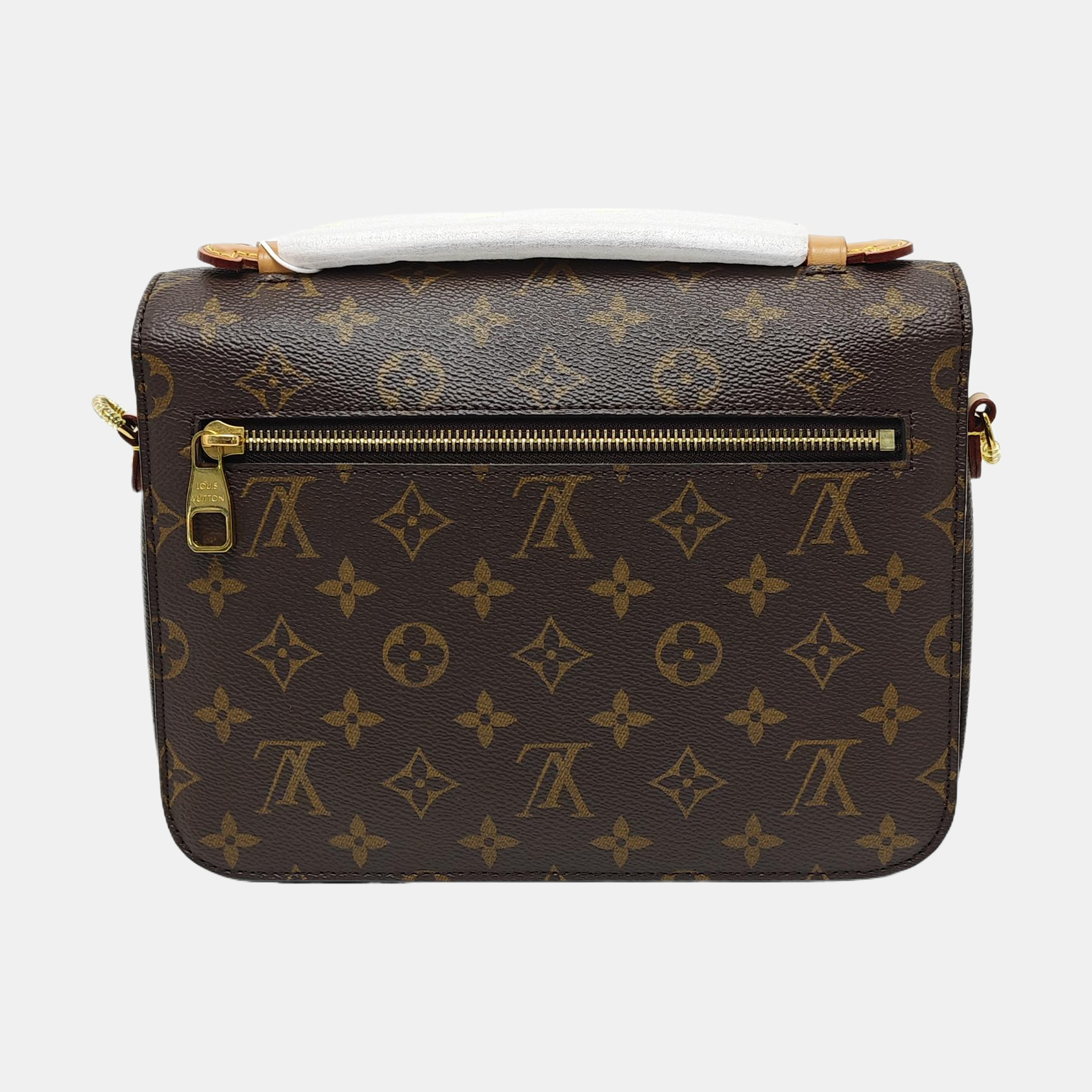 MÉTIS MM Monogram Coated Canvas Brown