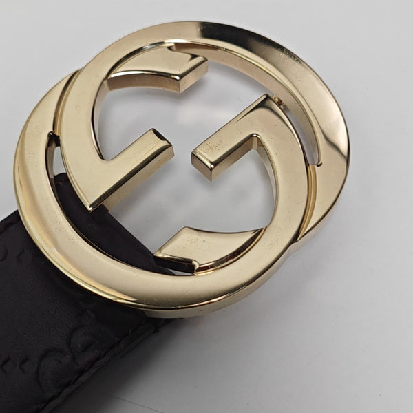 Leather Belt Purple