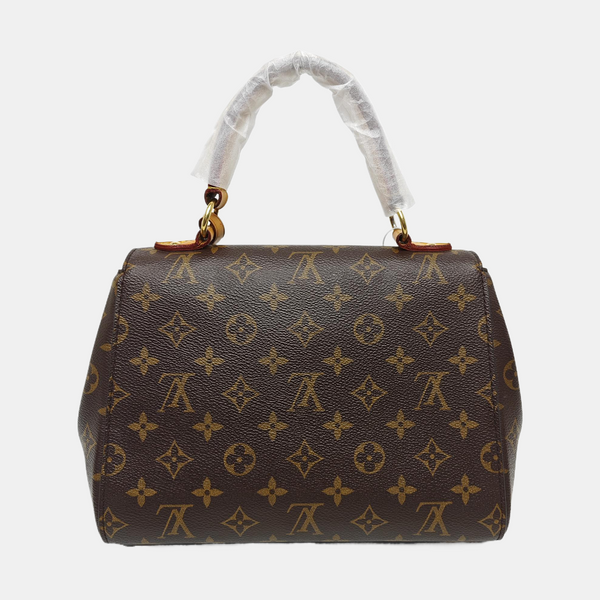 CLUNY PM Monogram Coated Canvas Brown