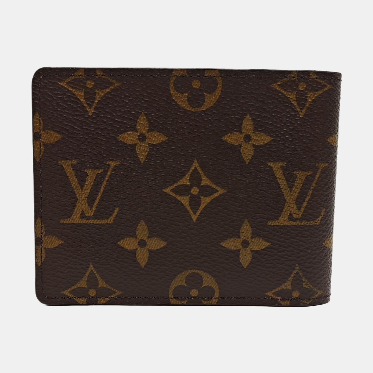 MULTIPLE Monogram Coated Canvas Brown Wallet