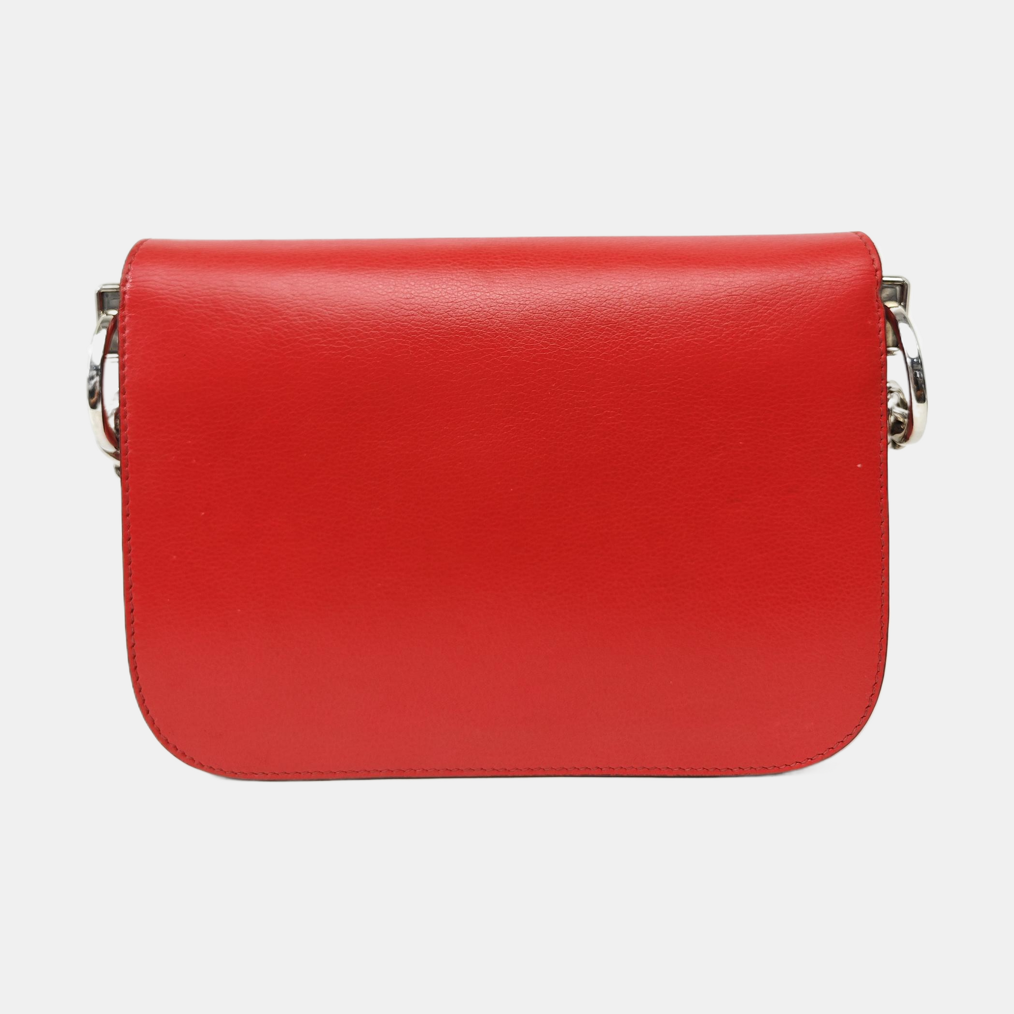 Calfskin Shoulder Bag Red