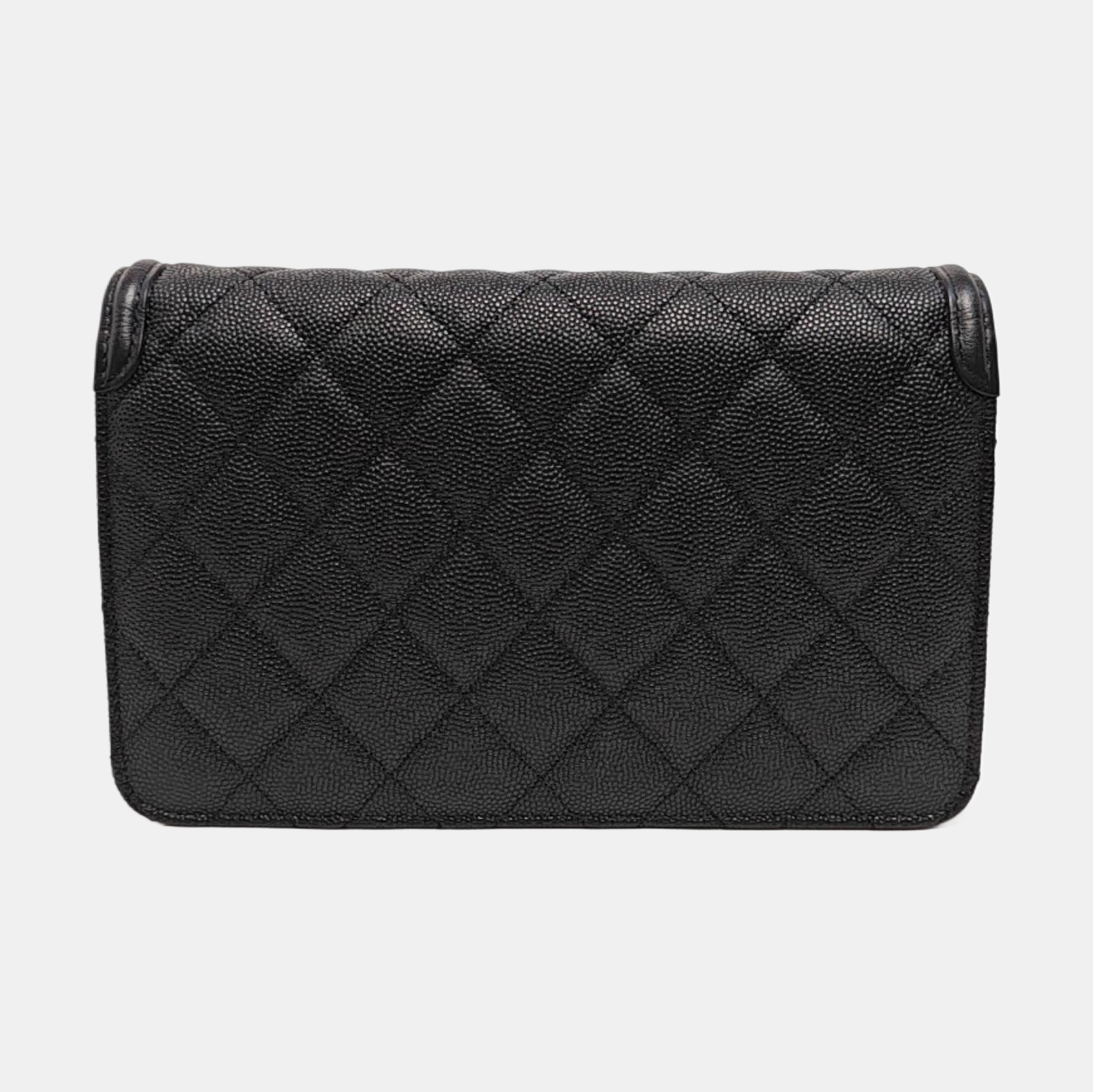 FILIGREE WOC Quilted Grained Calfskin Black