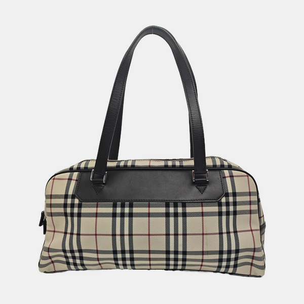 Canvas Top Handle Bag Beige